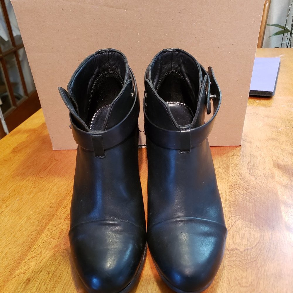 RAG&BONE Black Italian Leather,   Sz. 9/39